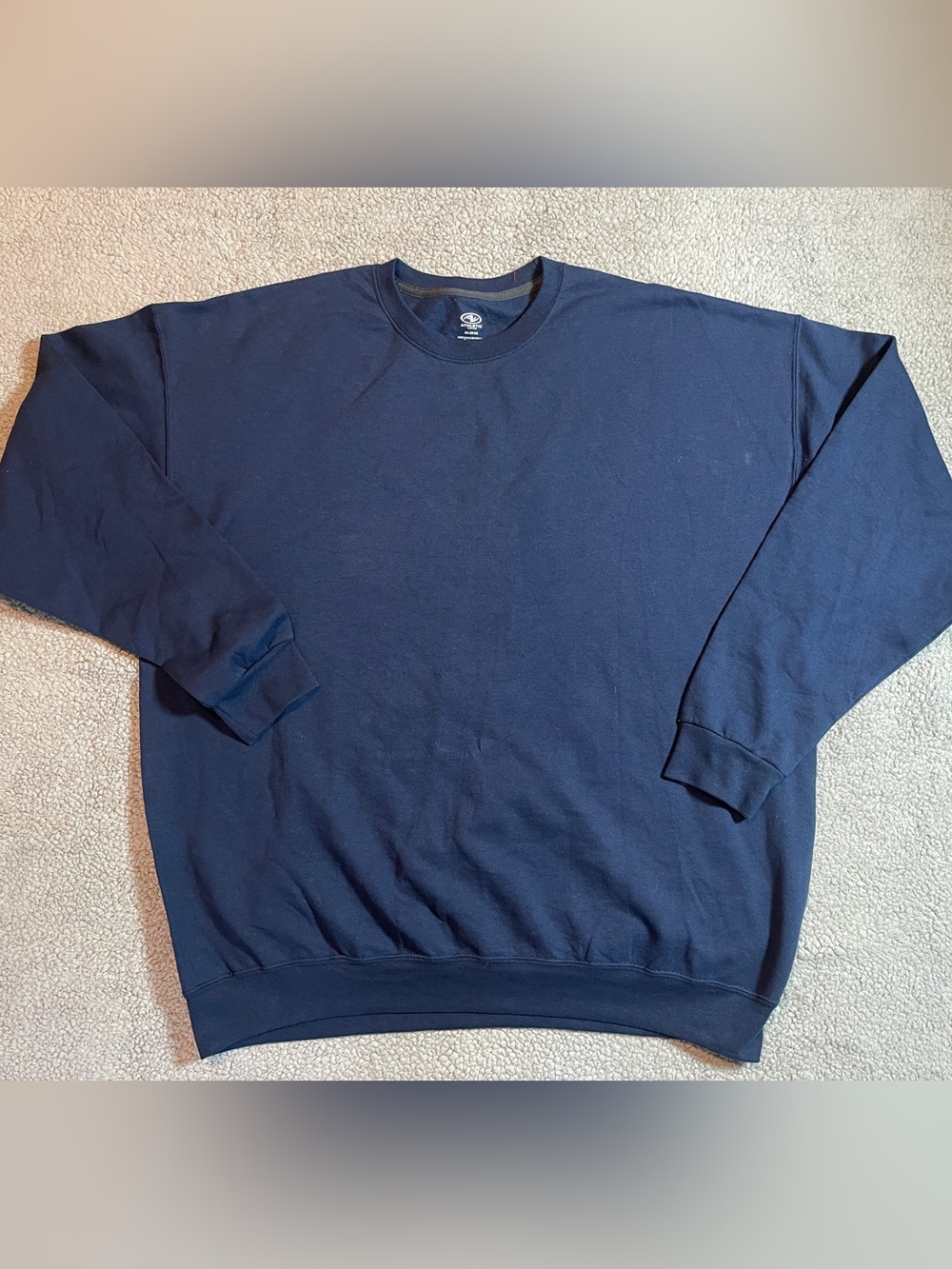 Classic Navy Crewneck Sweater - Men's